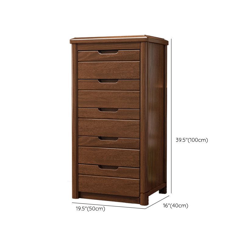 15.6-inch Width Storage Chest Solid Wood Contemporary Dresser