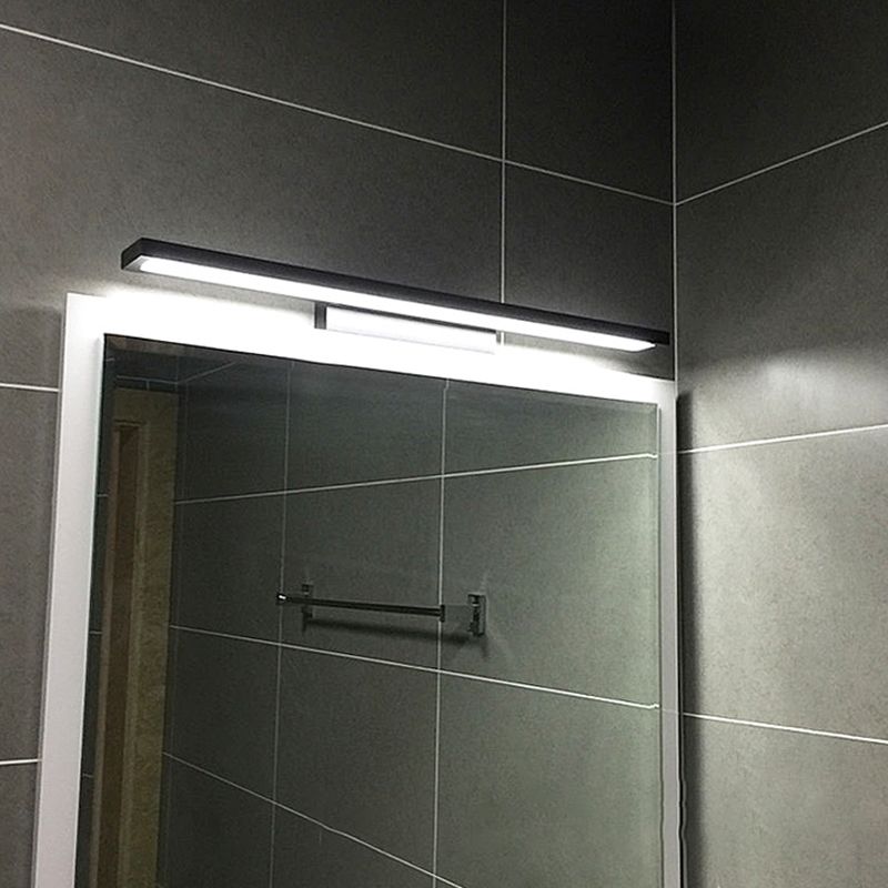 Lampada a specchio semplice a LED Moderna camera da bagno per bagno con applique