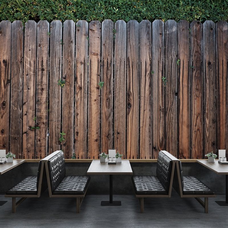 Wood Texture Mural Wall Decals Home Decoration Living Room Wall Decor in Multi Color