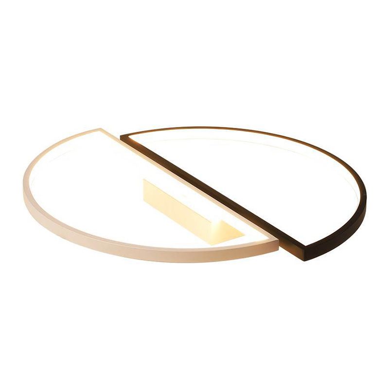 Modern Style Metal Geometric Flush Mount Ceiling Light for Bedroom Living Room