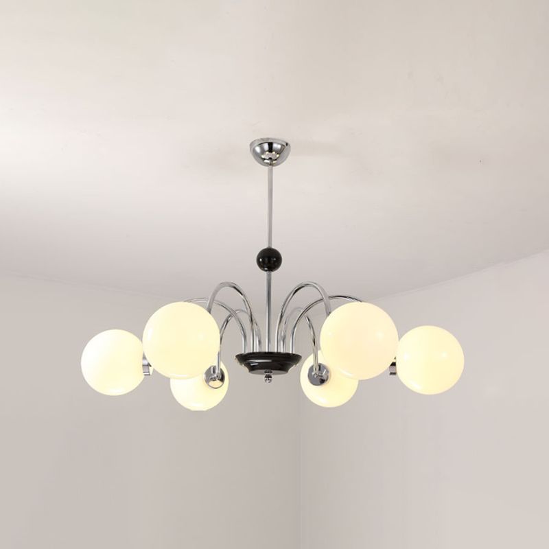 Moderner künstlerischer Anhänger Light Glass Globe Kronleuchter für Wohnzimmer