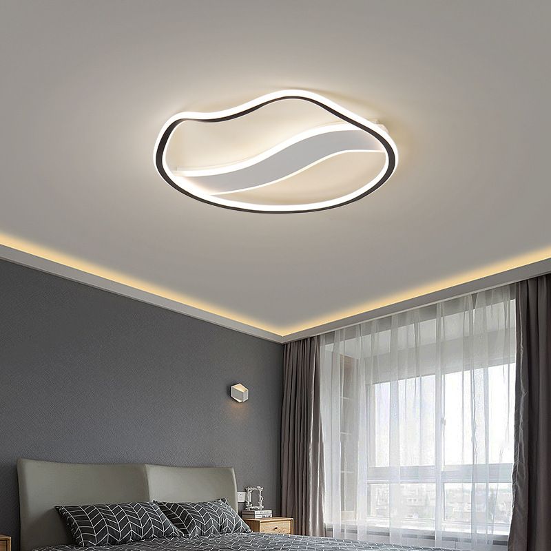 Metall Circle Ceiling Flush Mount Moderne LED Deckenleuchte für Schlafzimmer