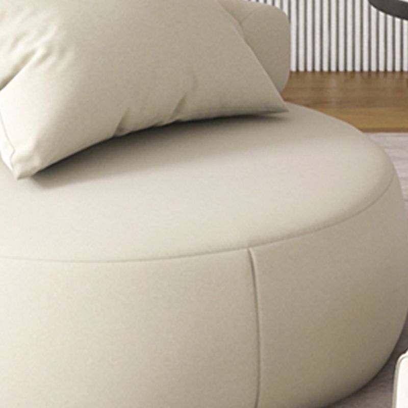 33.5"/39.3" Wide Armless Pillow Back Slipper Chair for Bedroom
