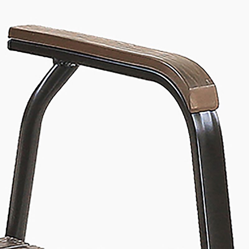 Tropical Set of 2 Dining Armchair Stacking Outdoor Chair with Arms