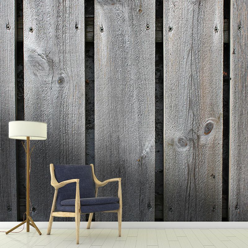 Modern Style Wall Mural Wallpaper Wood Texture Bedroom Wall Mural