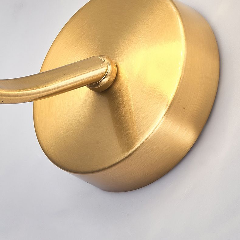 Globe Wrought Iron LED Wall Lamp in Modern Creative Style Glass Wall Light for Interior Spaces