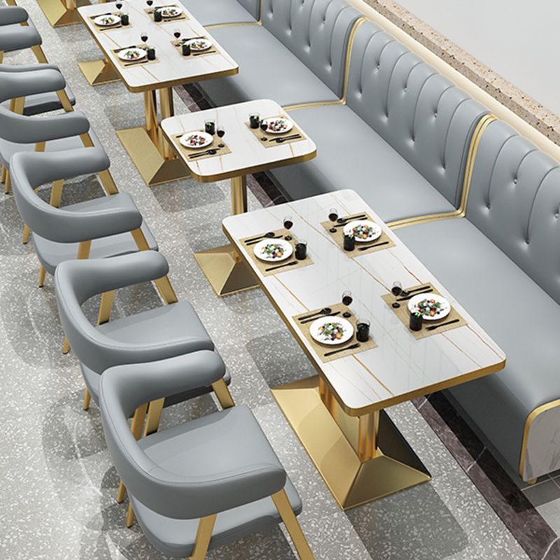 47.27"D x 25.59"W x 33.46"H Contemporary Glam 2-seat Sofa for Restaurant