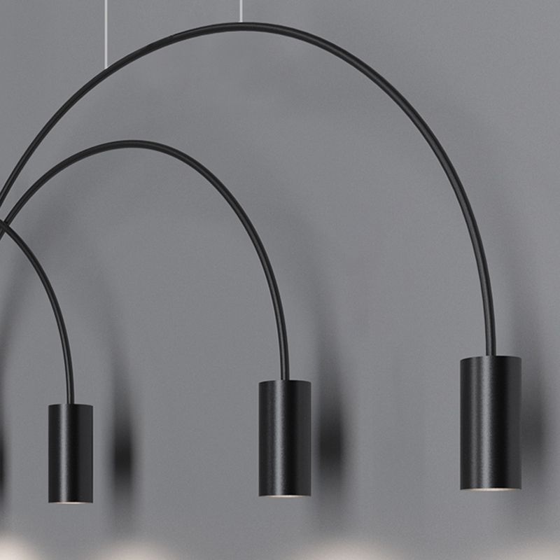 Aluminum 2 / 3 / 4 / 5 - Light Ceiling Light- Black / Gold Linear Kitchen Island Fixture