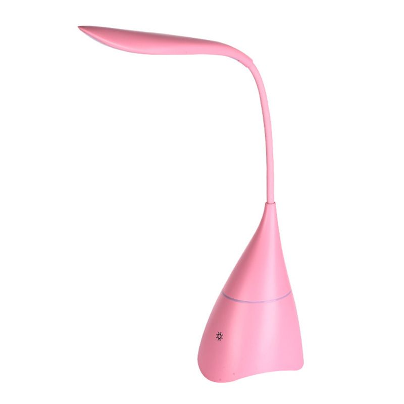 Lumière de table moderne avec interrupteur tactile en plastique 1 lampe de table légère