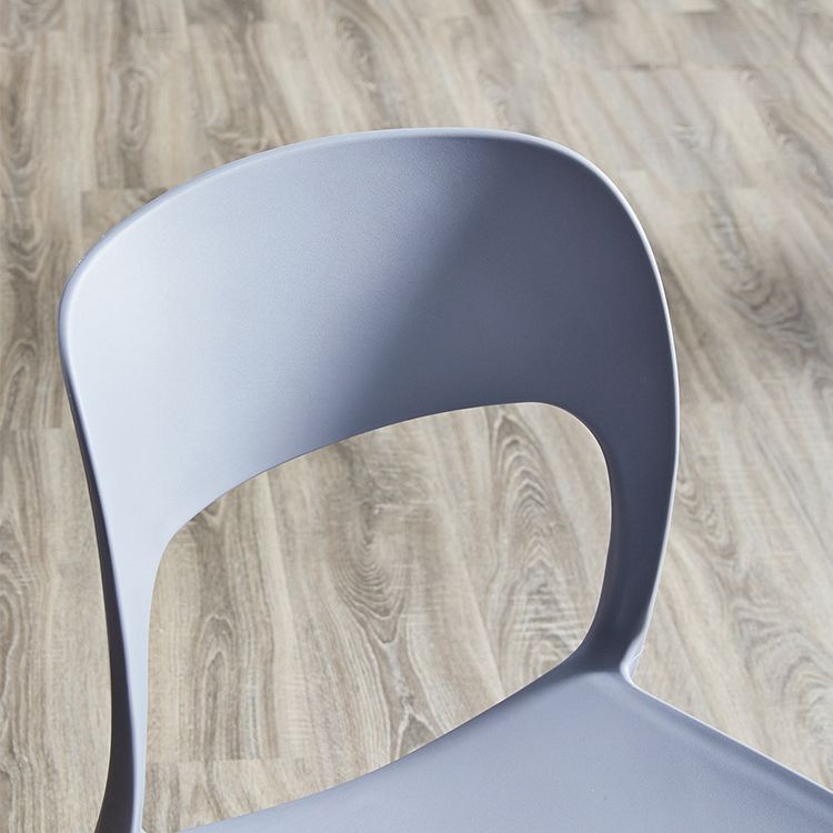 Sedia da casa sedia moderna con la sala da pranzo in plastica aperta contemporanea