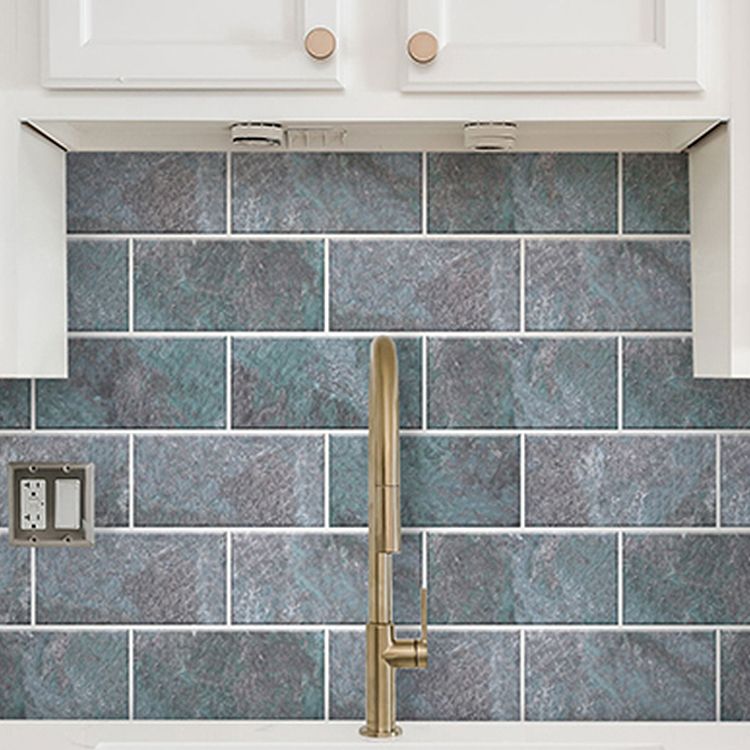 Modern Peel & Stick Subway Tile PVC Wallpaper for Kitchen Backsplash