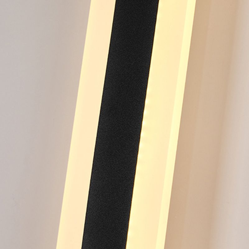 Rechthoek wandlicht moderne stijl led indoor buiten lijn vorm wandlamp armatuur