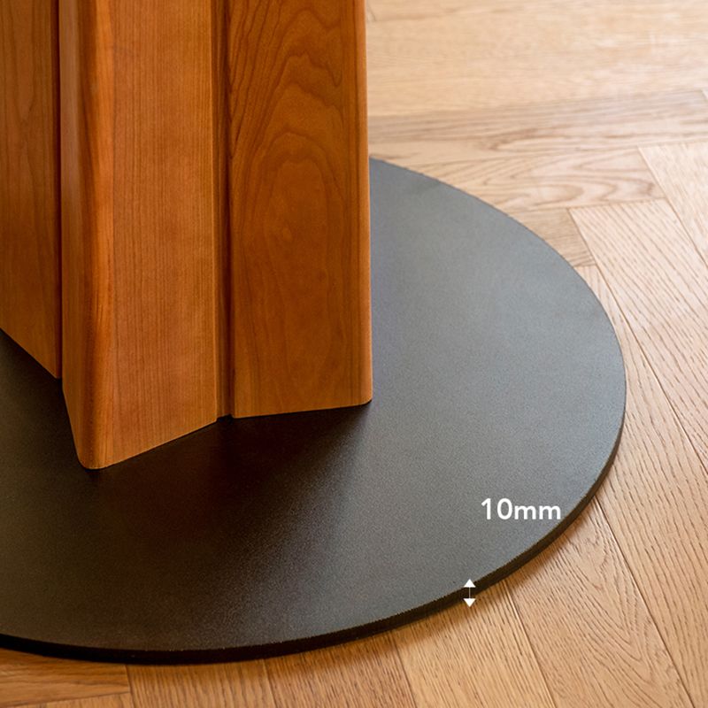 Round Top Dining Table Contemporary Table with Pedestal Base