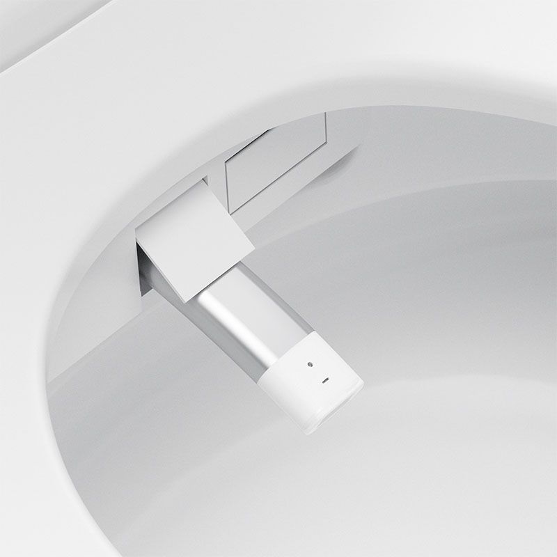 Modern Auto One Piece Toilet Siphon Jet Round Toilet with Sterilization Function