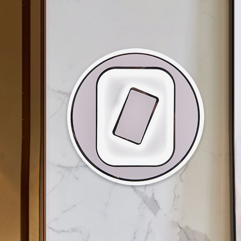 Idée d'éclairage mural rond / pentagone