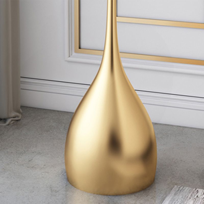 Minimalist Round Tray Top Corner Table Metal Pedestal Sofa Side Table