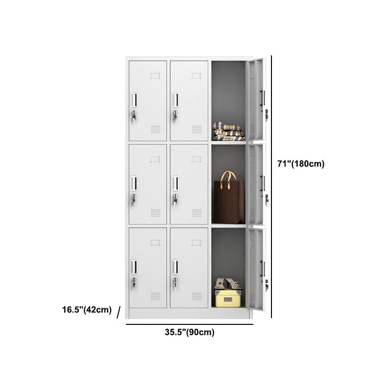 Metal Wardrobe Cabinet Contemporary Hinged Wardrobe Closet for Home
