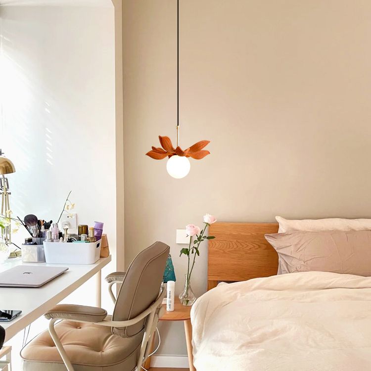 Forme unique suspendue Light Modern Style Metal 1 Light Prowing Lampe pour salle à manger