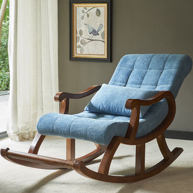 26.37" L x 49.21" W x 35.03" H Upholstered Lounge Chair Solid Wood Frame Accent Chair