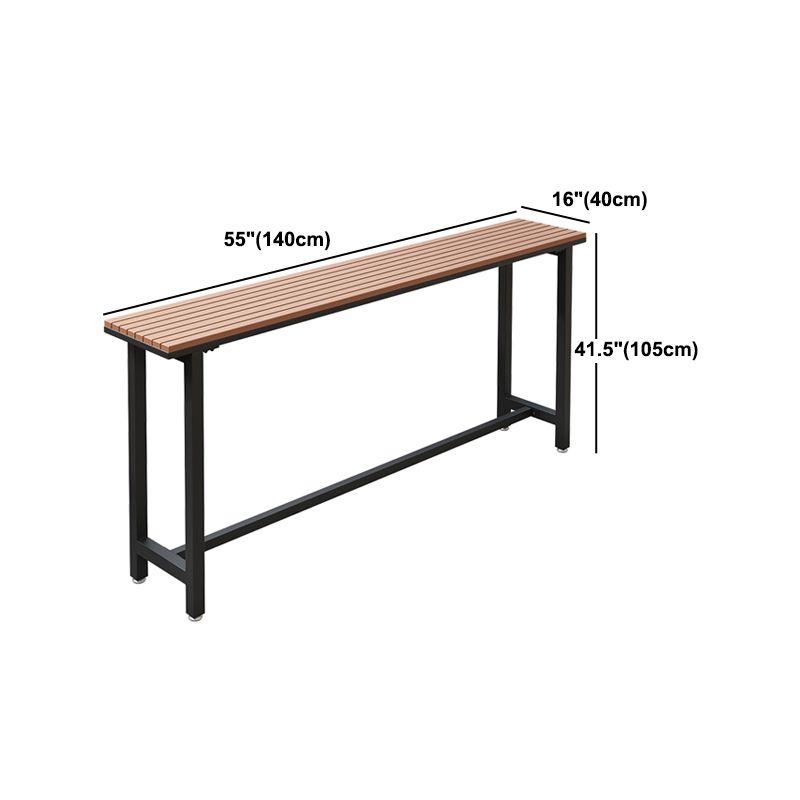 Industrial 1/2/5 Pieces Reclaimed Wood Bar Table Set Fixed Counter Set