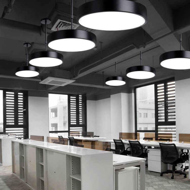 Circolare Flush Monte Light Fixtures Moderno Acrilico Flush Light