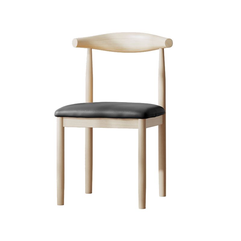 Contemporary Metal Chair Open Back Dining Side Chair for Dinning Room
