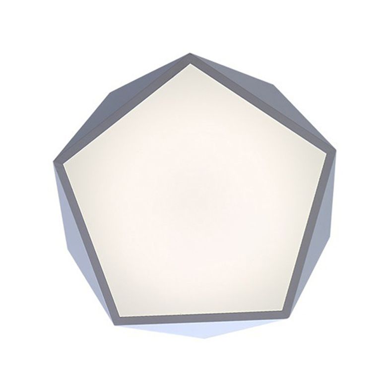 Simplicity Ceiling Fixture Contemporary Metal LED Flush Mount Light