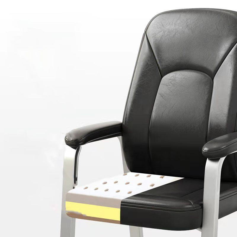 High Back Office Chair Fixed Armchair with Sponge/Latex Seat