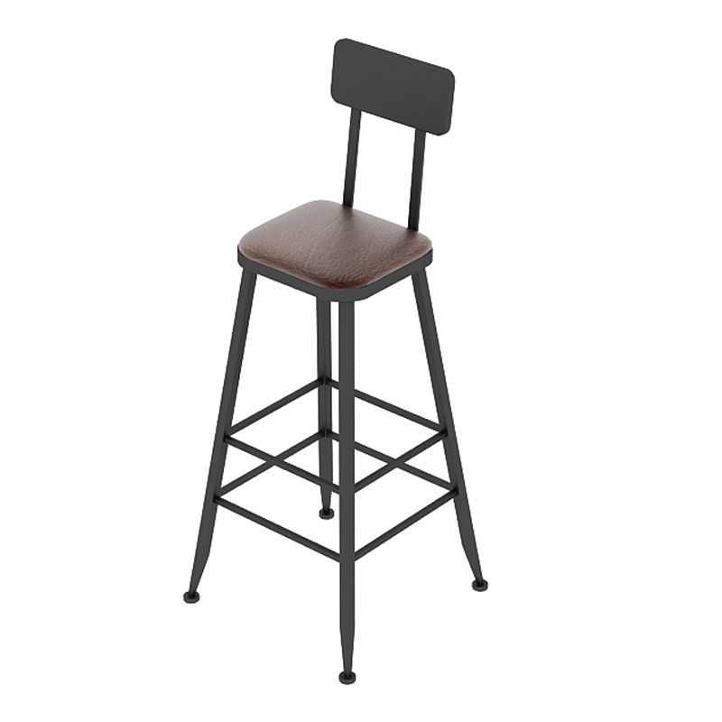 Industrial Wood Bar Table Set 1/2/7 Pieces Rectangular Counter Set for Home Use