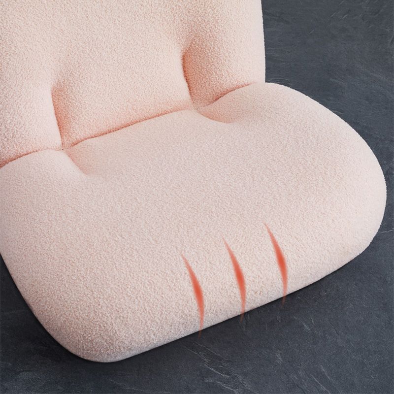 Wool Armless Chair 31.49" L x 27.55" W x 26.77" H Swivel Chair for Living Room