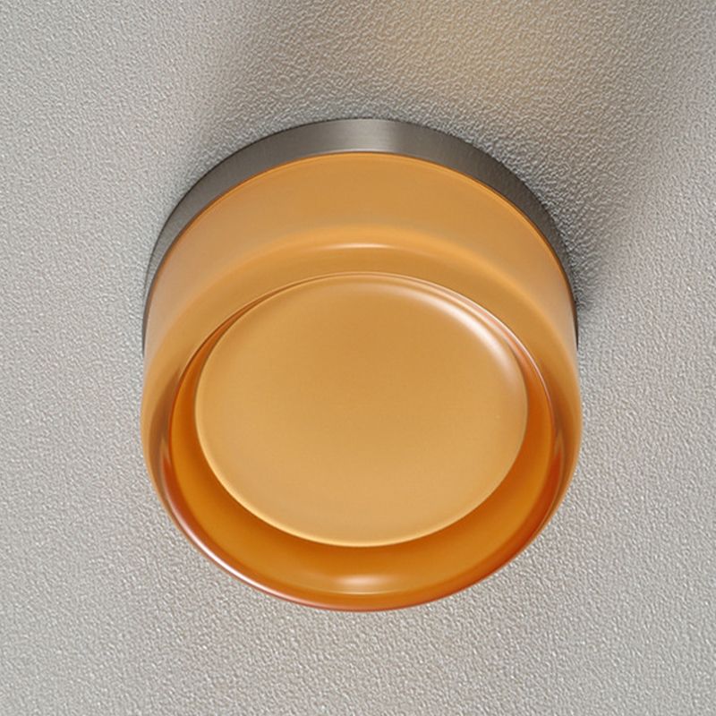 Contemporary Single Silver Wall Mounted Sconce Glass Statement Wall Light