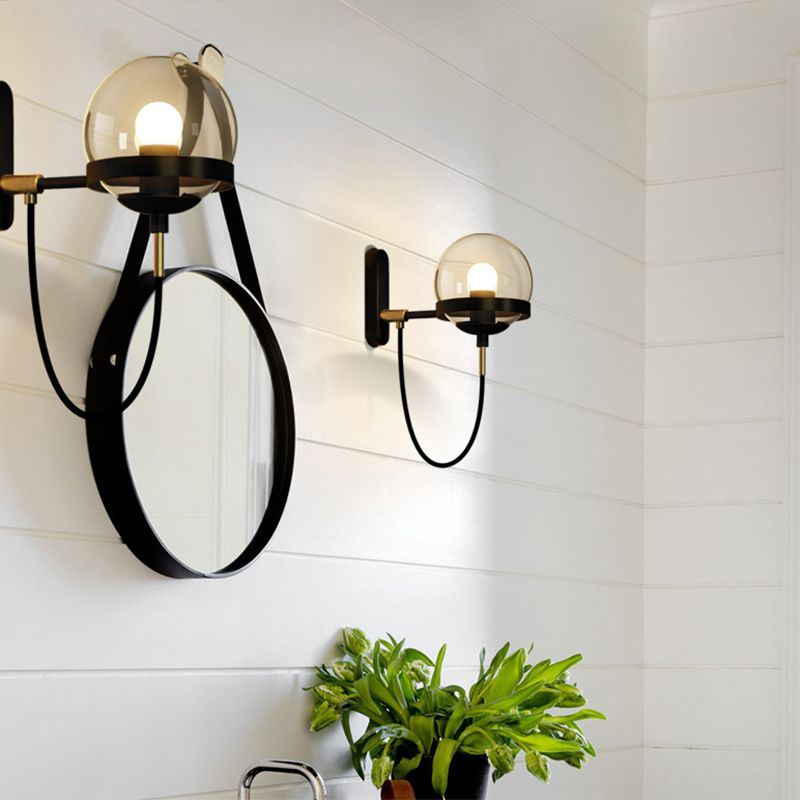 Moderne transparante glazen wandwand Slaapkamer Studiezaal Leesverlichting leesverlichting