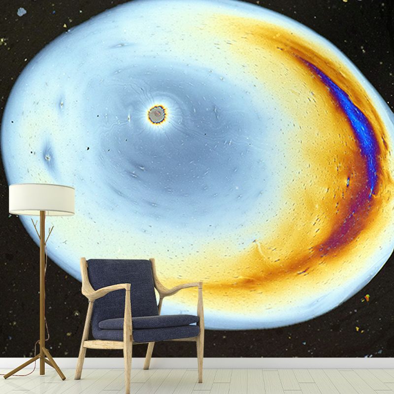 Outer Space Mural Wallpaper Personalized Size Wall Covering for Bedroom