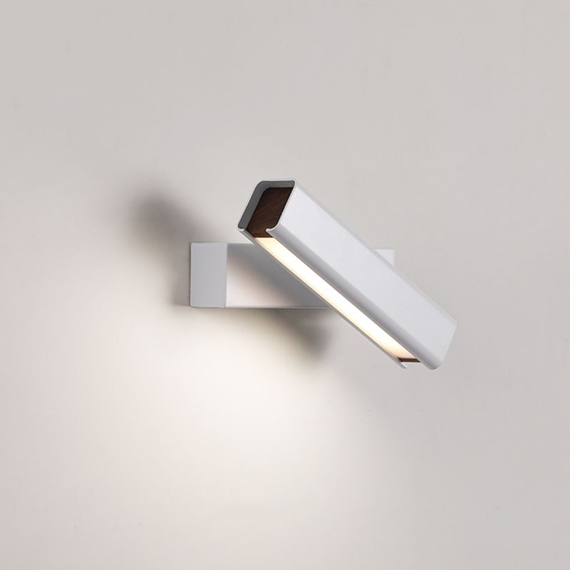 LED MODERNO LED ROTATABLE DEL ALUMINIO DEL ALUMINIO RECTANGULA LUMINACIÓN CON SOMBRA ACRYLIC