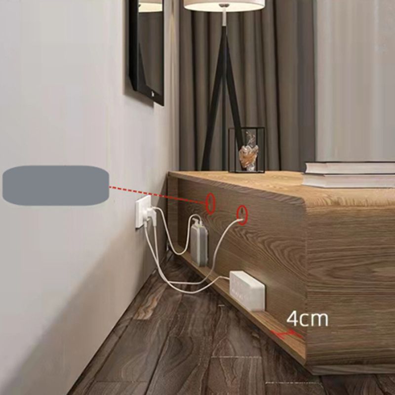 Wooden TV Media Console Scandinavian TV Stand Console with 4 Drawers