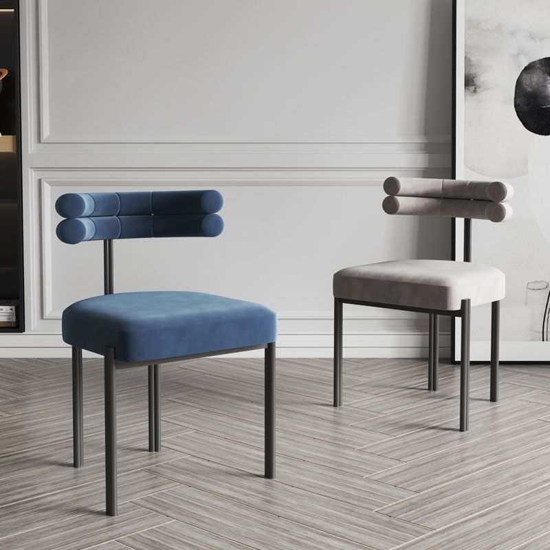 Designer stijl eetstoel stoel open rug armloze eetkamerstoel
