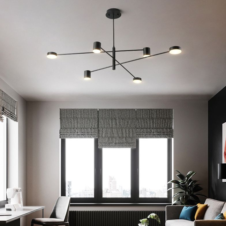 Lampada a sospensione ombreggiata in metallo Stile SEMPLICITÀ LA LADAGGIO PENDANTE LAMO IN NERO