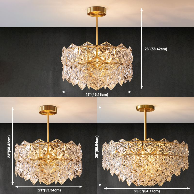 Luminaire de lustre de Snowflake Livrée