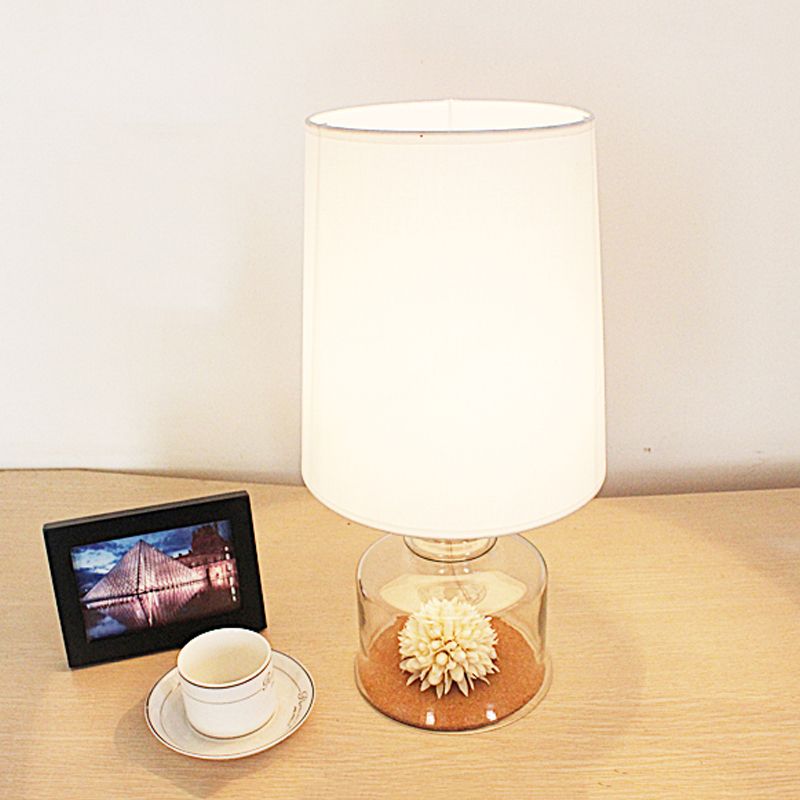 Luce pastorale del tavolo da ristorante in barilotto in tessuto pastorale a 1 tea