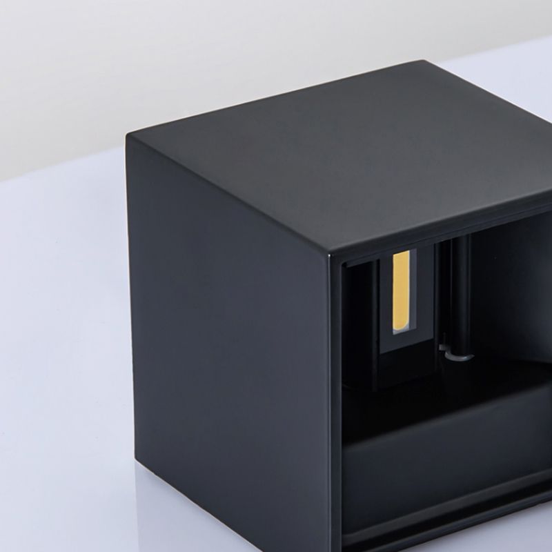 Aluminio de 2 luces Apliques de pared Flexiones de iluminación Geométricas Lámparas de apliques de pared de estilo moderno