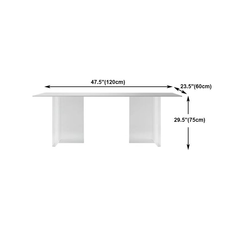 Modern 1/7 Pieces Dining Set Rectangle Stone Dining Table for Dining Room