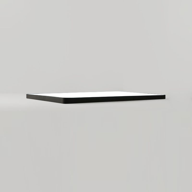 Lámpara de techo LED de geometría empotrada contemporánea para dormitorio