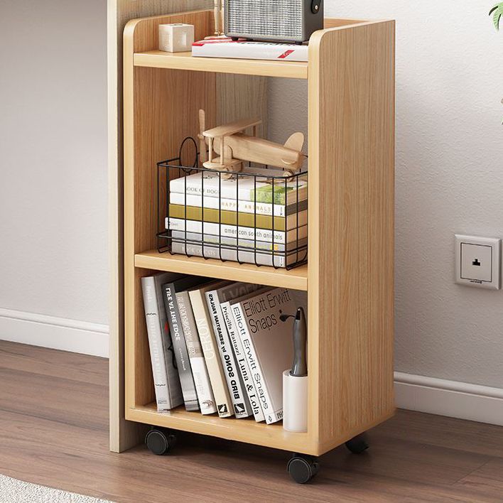 Scandinavian Style Bookshelf Open Back Bookcase for Home Office Study Room
