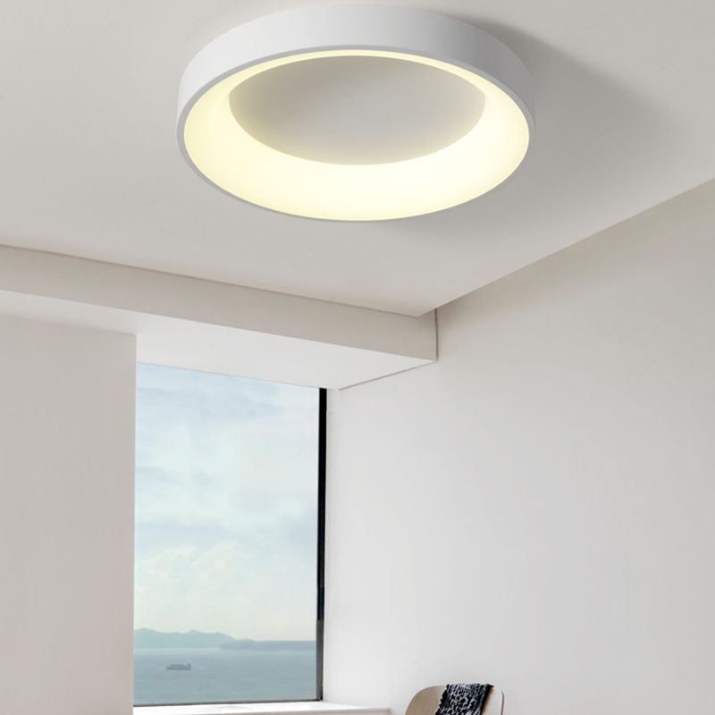 Plafonniers ronds encastrés, luminaire de plafond contemporain pour salon