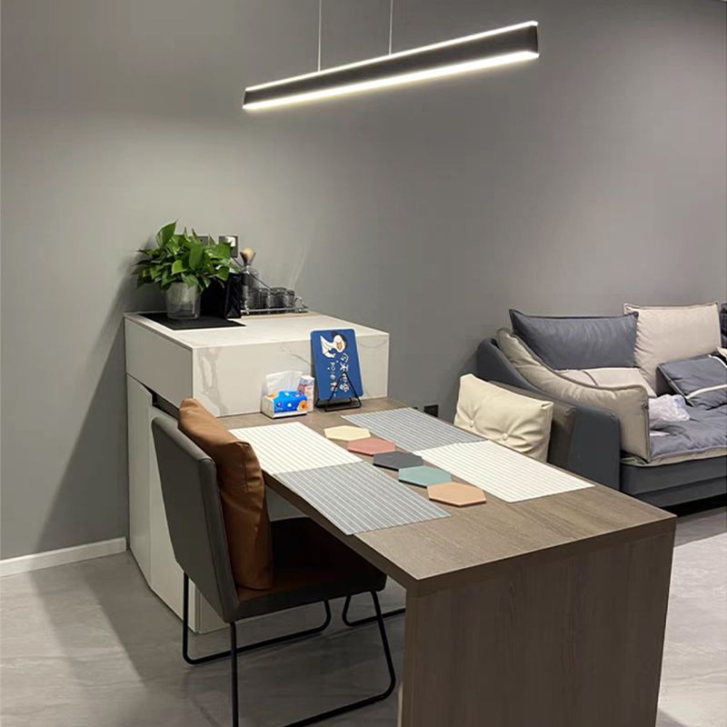 Simplicity Contemporary Kitchen Island Lights Acrylic Shade Hanging Light for Dining Room