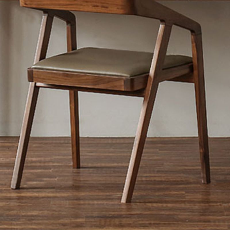 Dining Room Side Chairs Modern Solid Wood Arm Chair for Kitchen