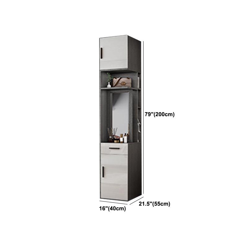 Modern Style Wooden Wardrobe White Colour Wardrobe Closet for Bedroom
