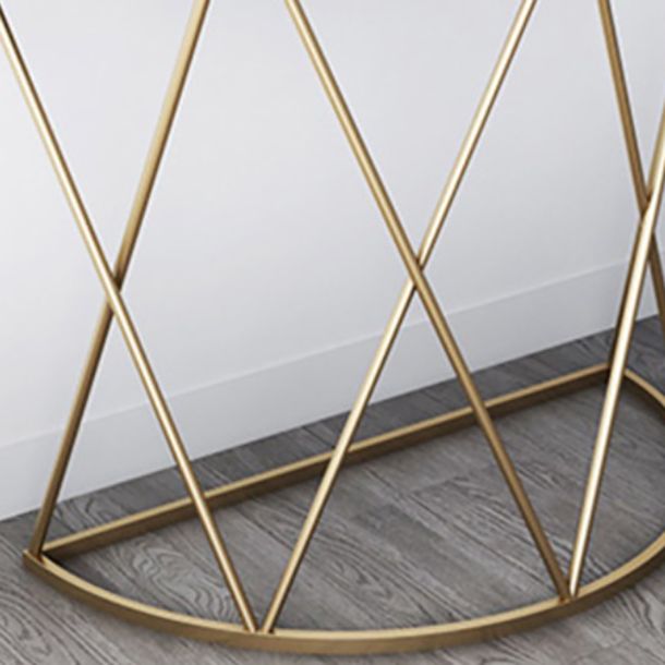 Glam Marble Console Table Stain Resistant Console Sofa Table for Hall