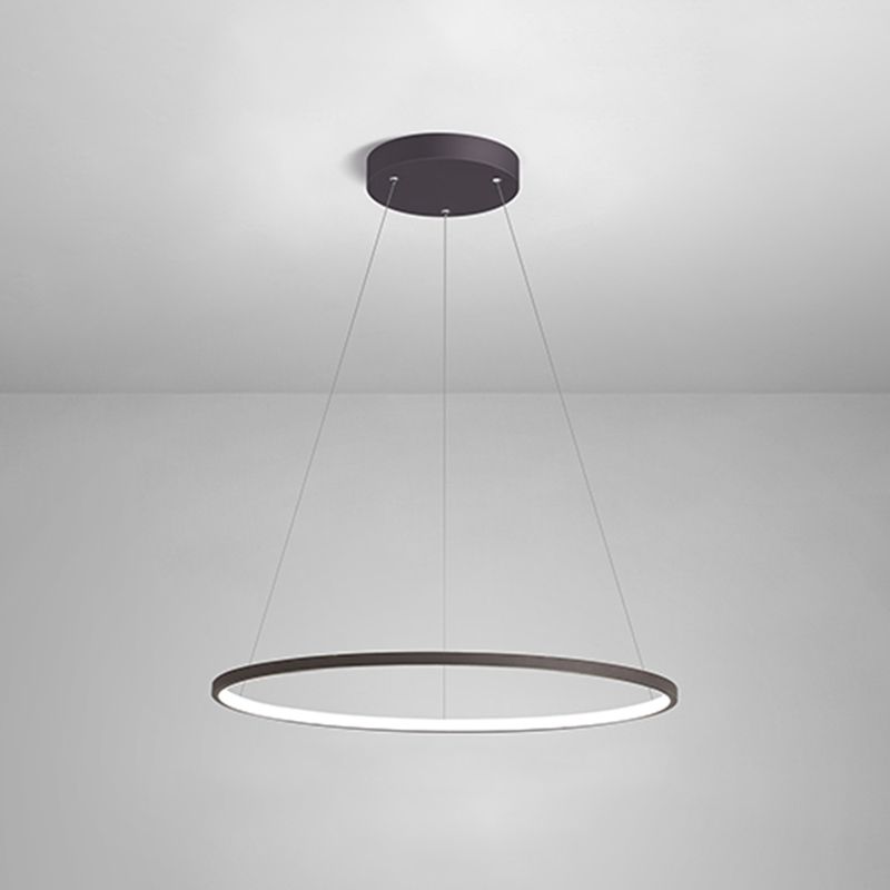 Ring Shape Pendant Light Fixture LED Suspension Lighting Fixture for Dinning Room