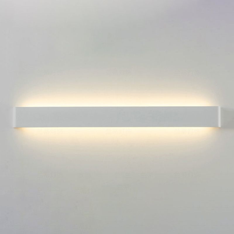 Modern Luxury Simple StyleLine Shade Wall Sconce Metal 1 Light Sconces for Bedroom